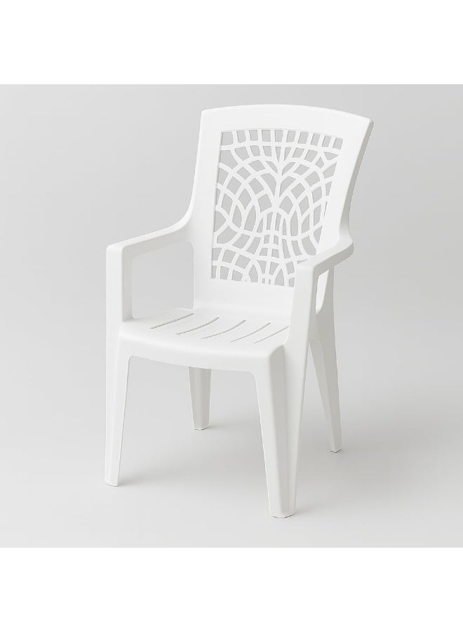Master Gold Durable Plastic Chair for Gardens, Houses and Parks | Outdoor & Indoor Sitting Chair with Comfortable Hand Rests | Durable and Practical Multi-Use Seat for Balcony, Garden, and Trips | 57x72x96cm - Image 5